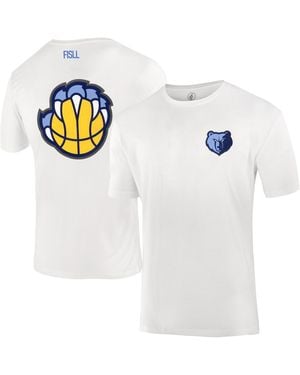 FISLL And  Memphis Grizzlies Burst Logo T-shirt - White