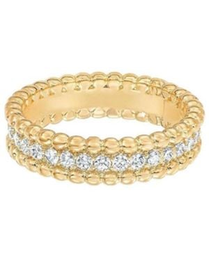 Bearfruit Jewelry Jena Sparkle Wide Band Ring Trendy Unique Style - White