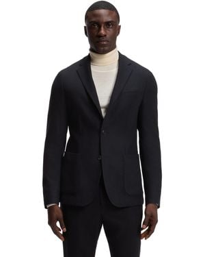 BOSS Boss By Washable Performance-stretch Slim-fit Blazer - Blue