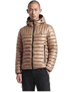 Alpenhaus Cherlieux Packable Lightweight Mock-neck Puffer Jacket - Natural