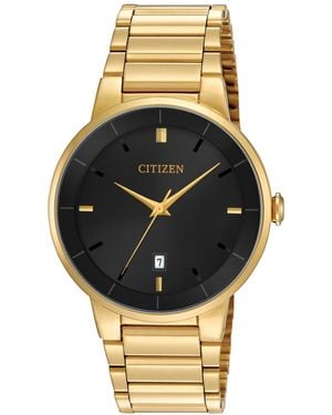 Citizen Men's Gold-tone Stainless Steel Bracelet Watch 40mm Bi5012-53e - Multicolor