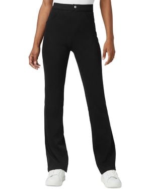 Hue High-rise Denim Baby Bootcut leggings - Black