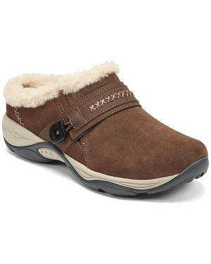 Easy Spirit Elinn Cozy Slip-on Mules - Brown