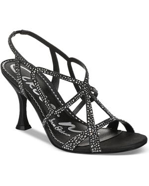 Circus by Sam Edelman Louisa Strappy Butterfly Rhinestone Dress Sandals - Black