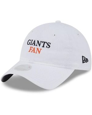 KTZ San Francisco Giants Team Fan 9twenty Adjustable Hat - White