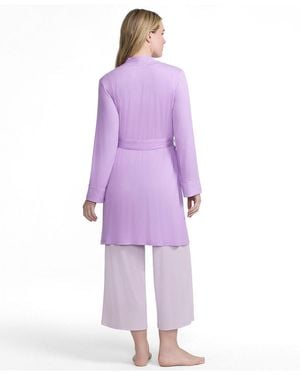 Lands' End Cooling 3 Piece Pajama Set - Purple
