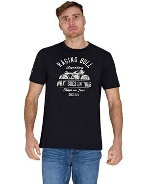 Raging Bull Rb Ride Out T-shirt - Blue
