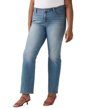 Levi's Plus Size 314 Shaping Straight-leg Jeans - Blue