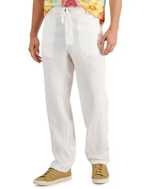 Club Room 100% Linen Pants - White
