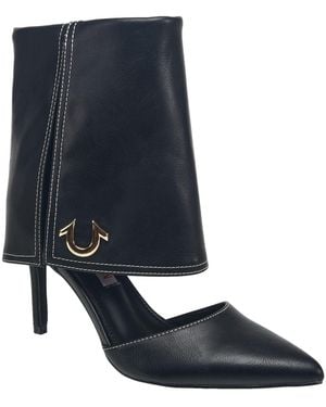 TRUE RELIGION Her Foldover Cuff Heel - Black