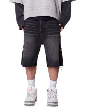 MNML Baggy Mojave Denim Shorts - Black