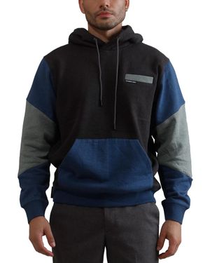 Members Only Drew Colorblock Hooded Sweatshirt - Blue