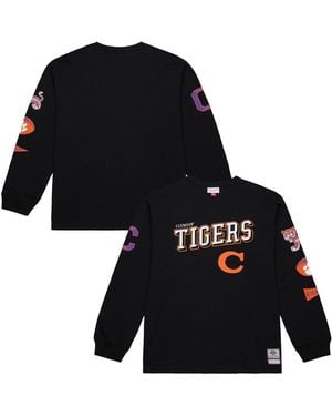 Mitchell & Ness Clemson Tigers Training Camp Long Sleeve T-shirt - Black