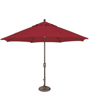 Mondawe 11ft Solefin Octagon Patio Umbrella - Red