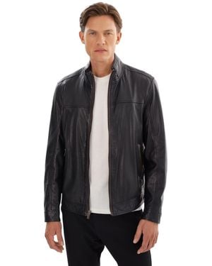 Regency Leathers Adrian Leather Jacket - Gray