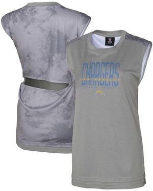 Outerstuff Los Angeles Chargers No Sweat Tank Top - Gray