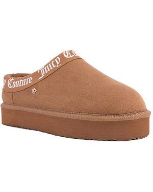 Juicy Couture Oney Closed Toe Slippers - Brown