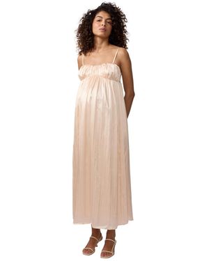 Ingrid & Isabel Ingrid + Isabel Ingrid + Isabel Solid Satin Maxi - Natural