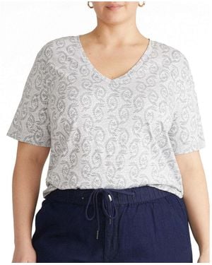 UNIVERSAL STANDARD Plus Size Light-as-air V Rex - Gray