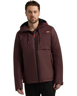 HUNTER Mill 2.0 Rubberized Water-repellent Rain Jacket - Brown