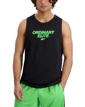 Reebok Ordinary Elite Logo Tank Top - Green