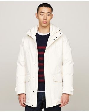 Tommy Hilfiger Rockie Hooded Down Parka - White