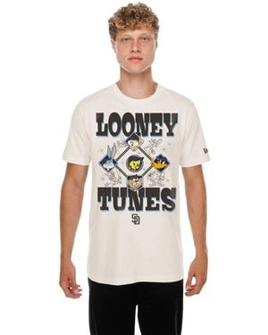 KTZ And San Diego Padres Looney Tunes T-shirt - White