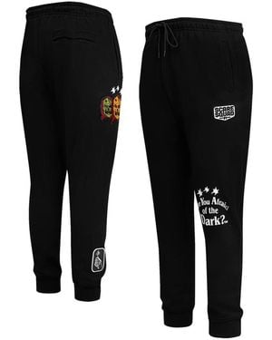 FREEZE MAX Are You Afraid Of The Dark Keep It Creepy sweatpants - Black
