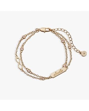 ALEX AND ANI Abuela Infinity Adjustable Chain Bracelet - Metallic