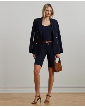 Ralph Lauren Twill Stretch Bermuda Shorts - Blue