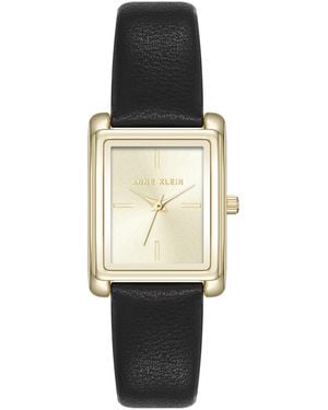 Anne Klein Croco-grain Strap Watch - White