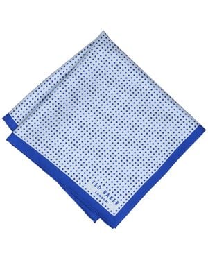 Ted Baker Pin Dot Pocket Square - Blue