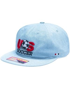 Fan Ink And Usmnt Making History Snapback Hat - Blue