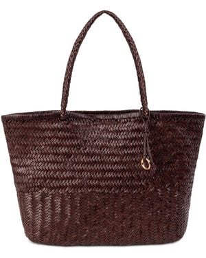 Sam Edelman Kasey Leather Extra-large Tote Handbag - Brown