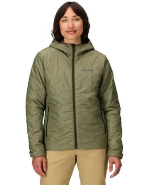 Marmot Quilt Long Sleeve Fixed Hoodie - Green