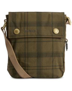 Barbour Transport Stud-fastening Flap Crossbody Bag - Green