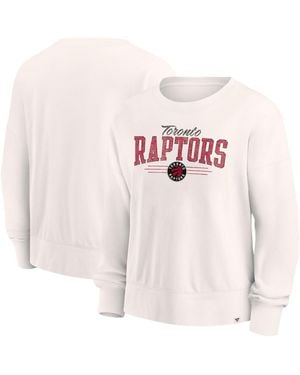 Fanatics Toronto Raptors Close The Game Pullover Sweatshirt - Pink