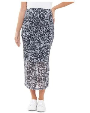 Ripe Maternity Maternity Ripe Kara Floral Mesh Skirt - Blue