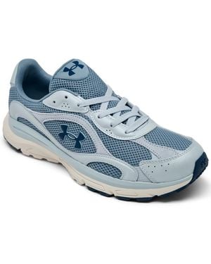 Under Armour Tech Runner Lifestyle Sneakers From Finish Line - Blue