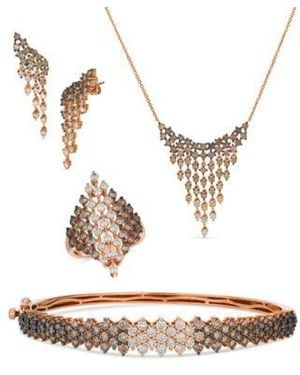 Le Vian Chocolate Ombre Diamond In 14k - White