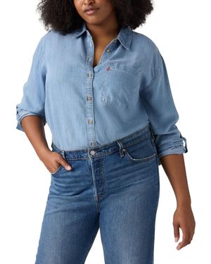 Levi's Plus Size Darlene Shirt - Blue