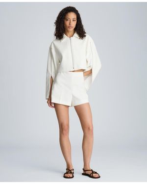Kenneth Cole Mid-rise Pull-on Shorts - White