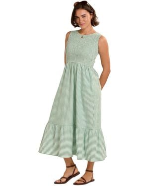 Brakeburn Trinn Bodice Maxi Dress - Green