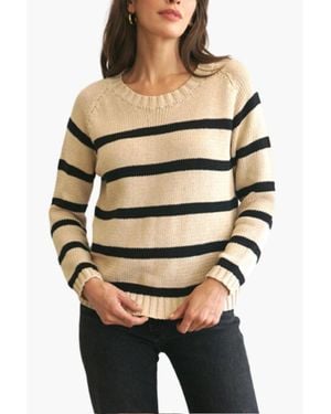 Paneros Clothing Cotton Sloane Crewneck Pullover Sweater - Natural