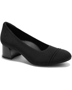 VIVAIA Julie Arch Pro Almond-toe Stress Free Chunky Heels - Black