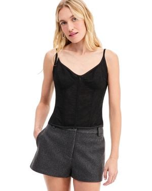 BarIII Lace Corset - Black