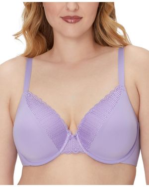 Maidenform Comfort Devotion Extra Coverage Lace Shaping Underwire Bra 9404 - Purple