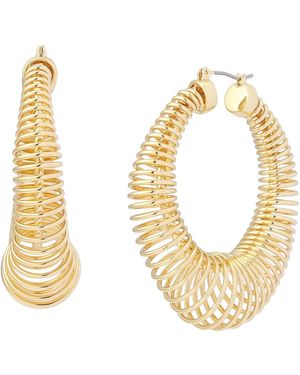 Robert Lee Morris Coiled Hoop Earrings - Metallic