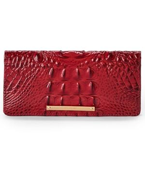Brahmin Ady Leather Wallet - Red