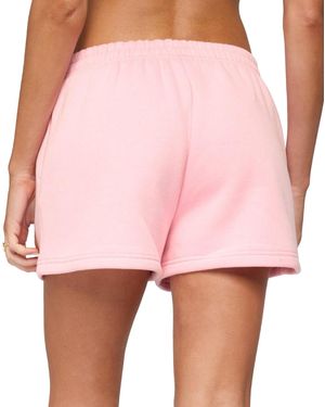 Edikted We're Sweat Shorts - Pink